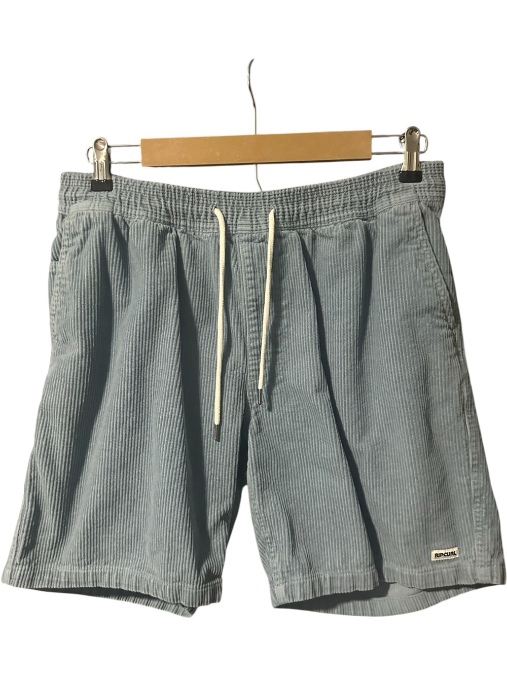 Rip Curl Corduroy Drawstring Tailored Shorts Mens Size Blue Size L